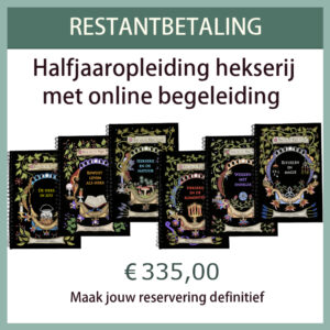 Restantbetaling opleiding + begeleiding + werkboeken